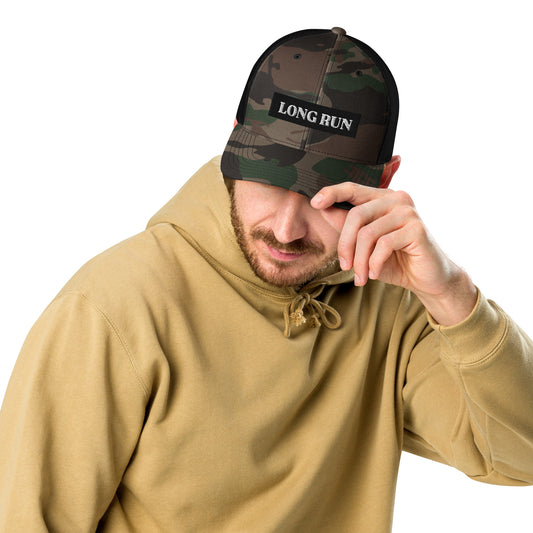 Long Run Camouflage trucker hat