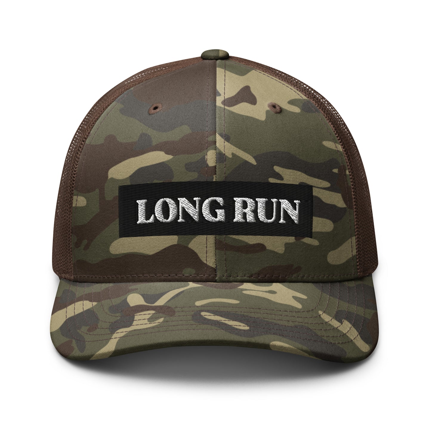 Long Run Camouflage trucker hat