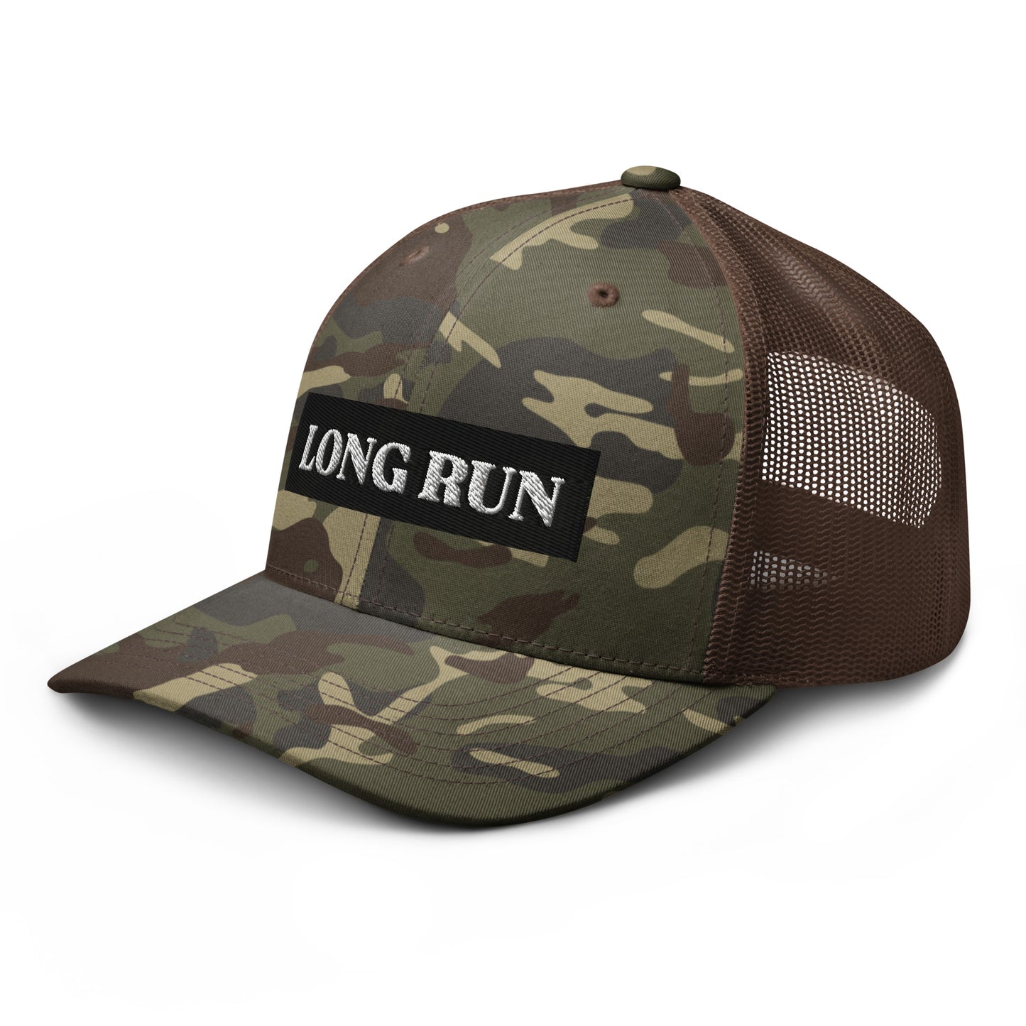 Long Run Camouflage trucker hat