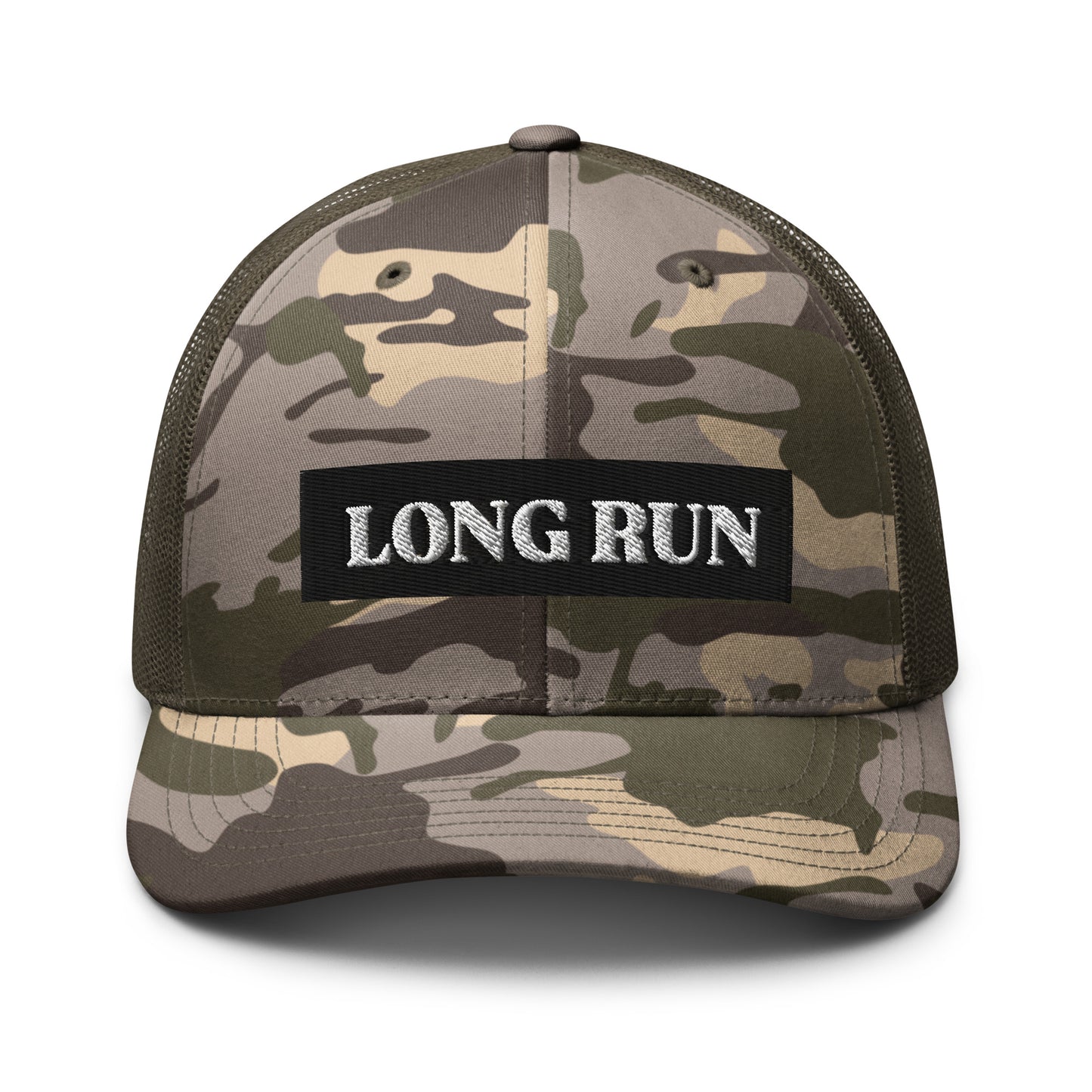Long Run Camouflage trucker hat
